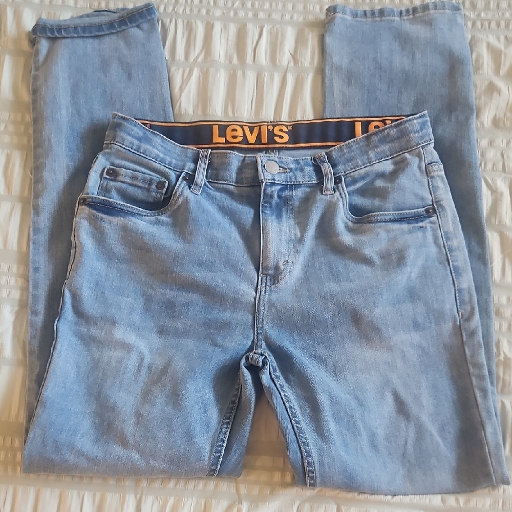 Levi's Boys Light Denim Blue Jeans Size 18
